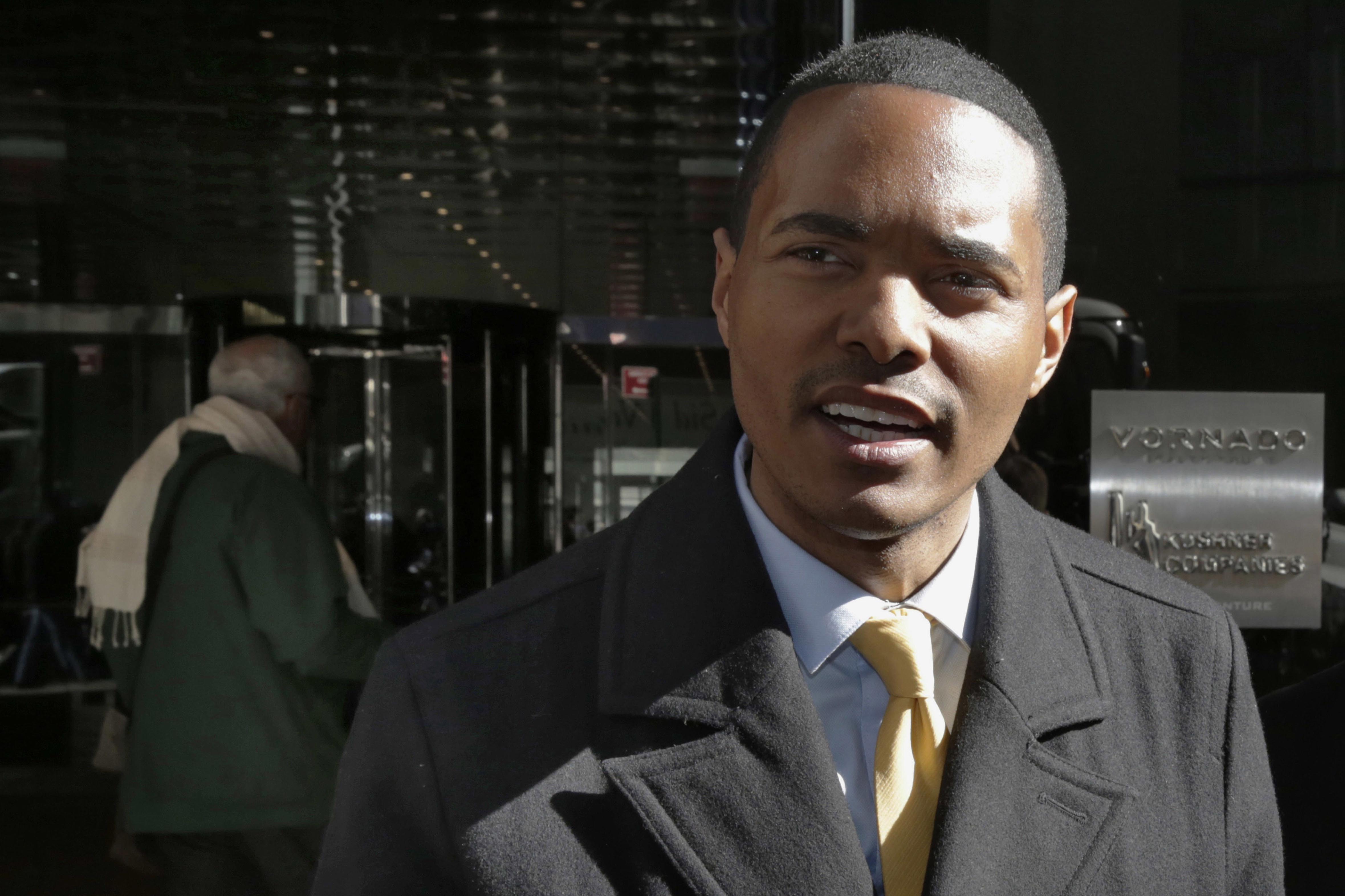 New York City Council Member Ritchie Torres addresses a news conference | AP Photo