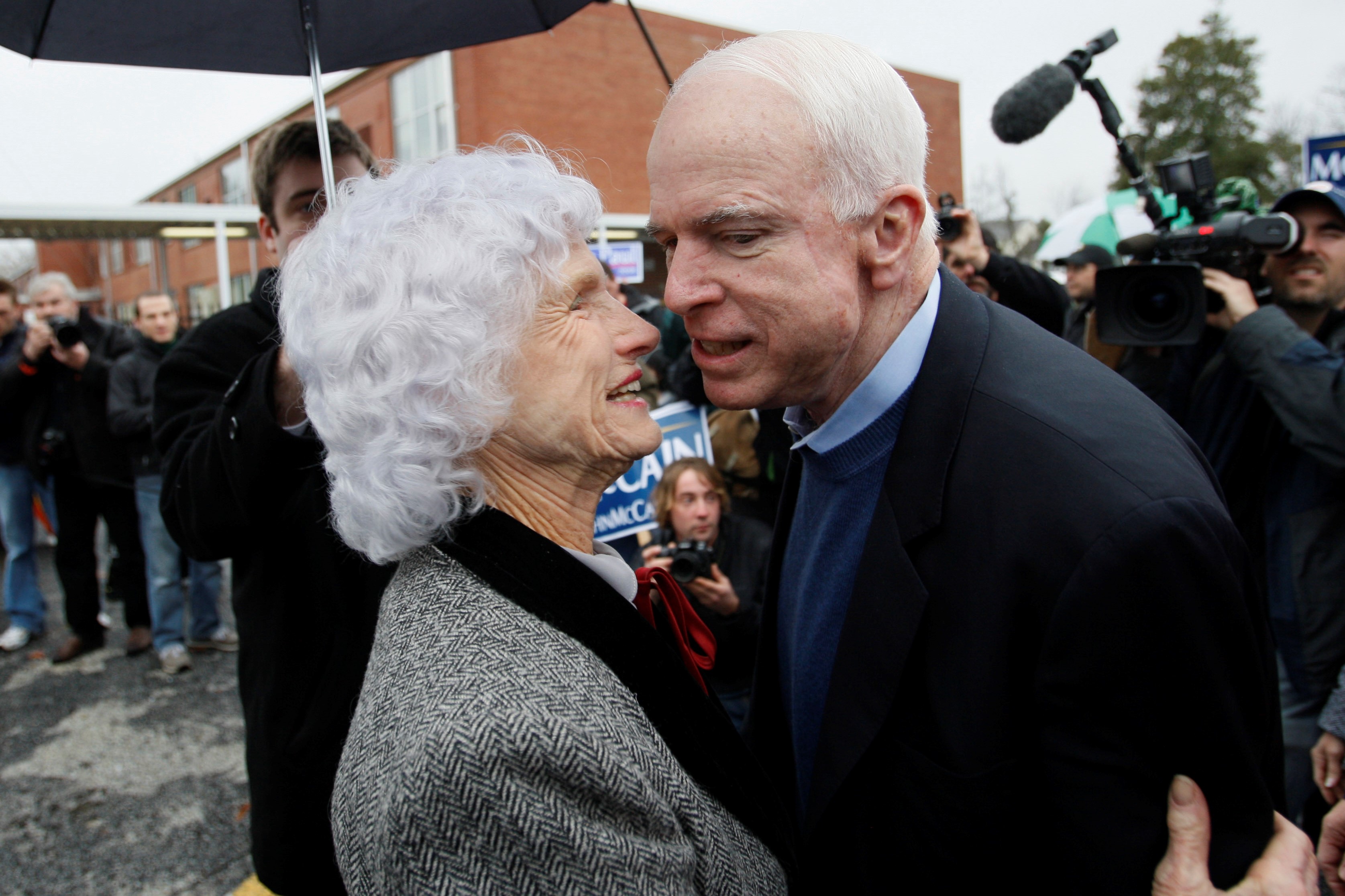 Roberta and John McCain in 2008