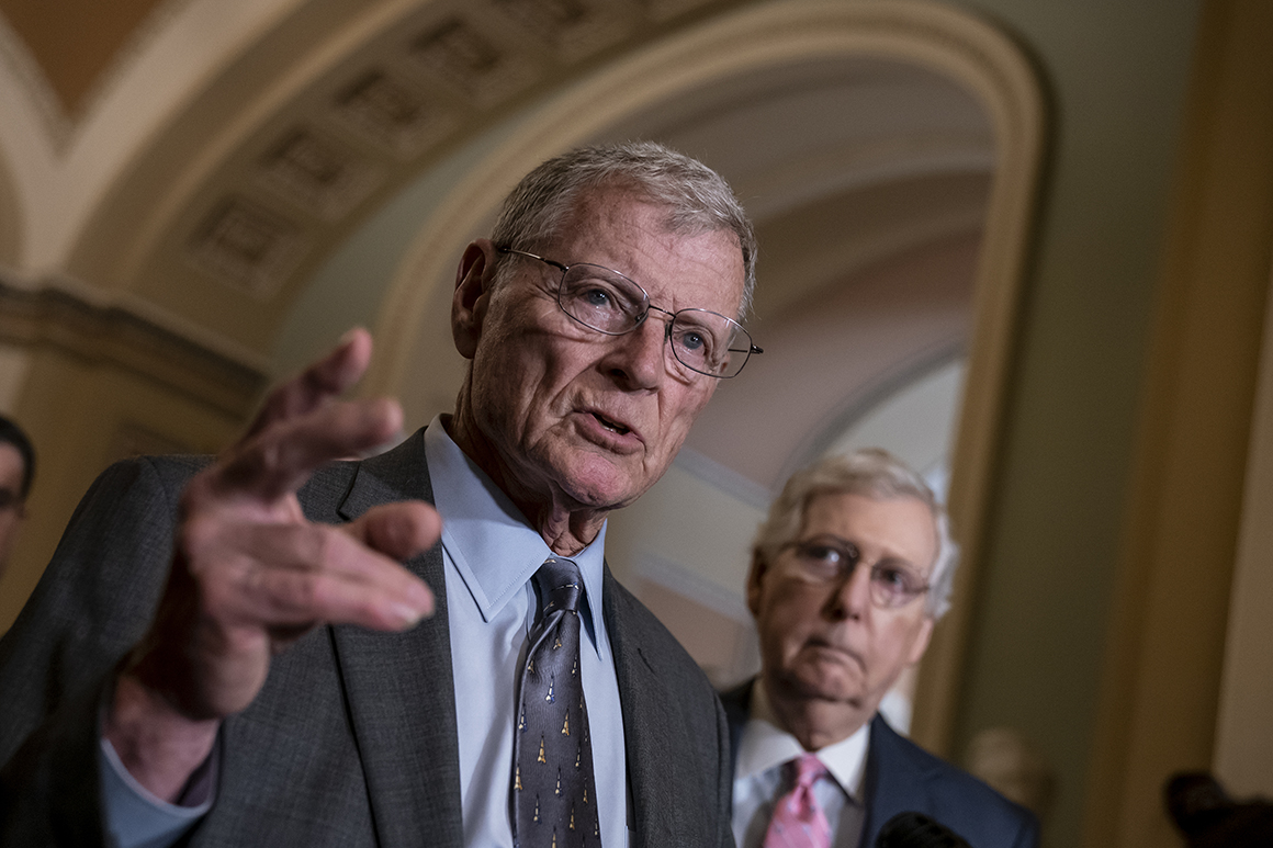 Jim Inhofe and Mitch McConnell