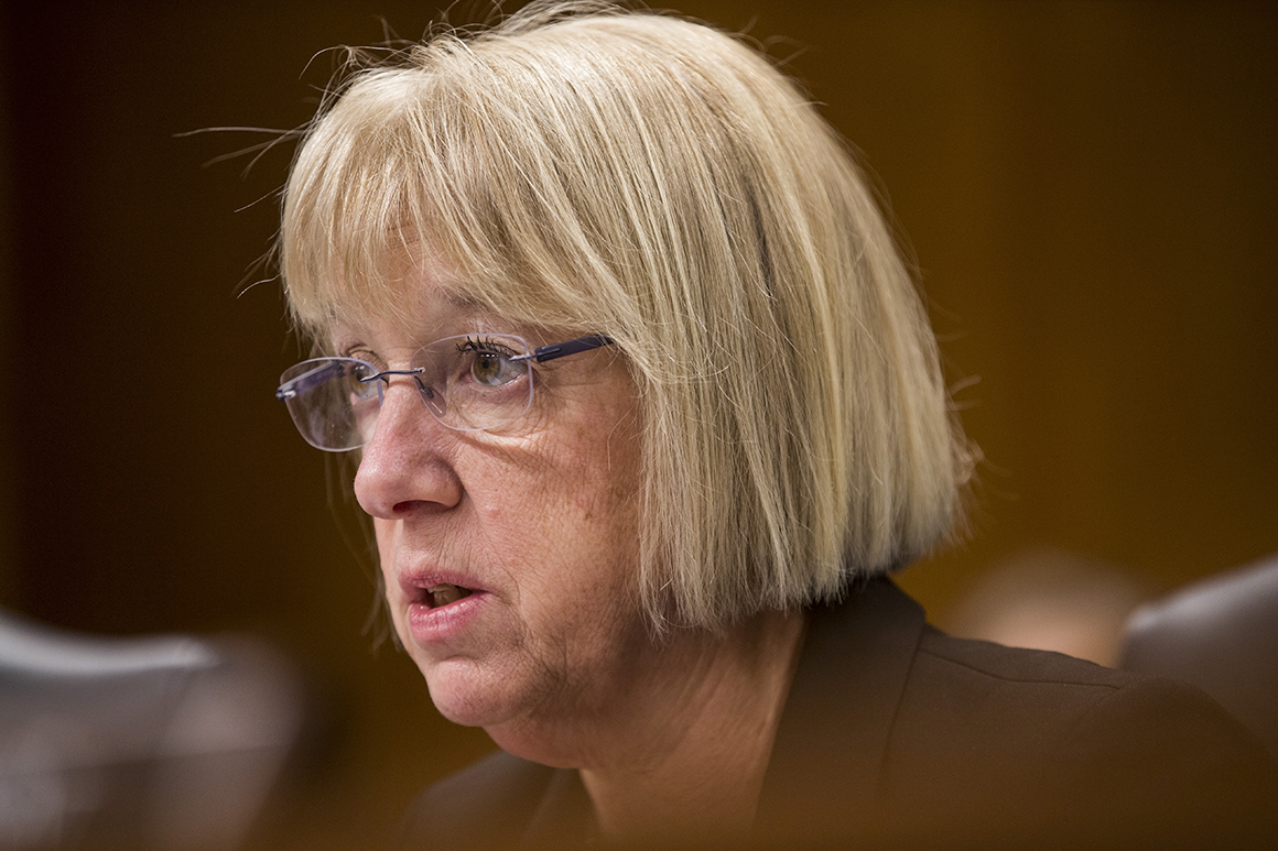 Patty Murray speaks during a congressional hearing.