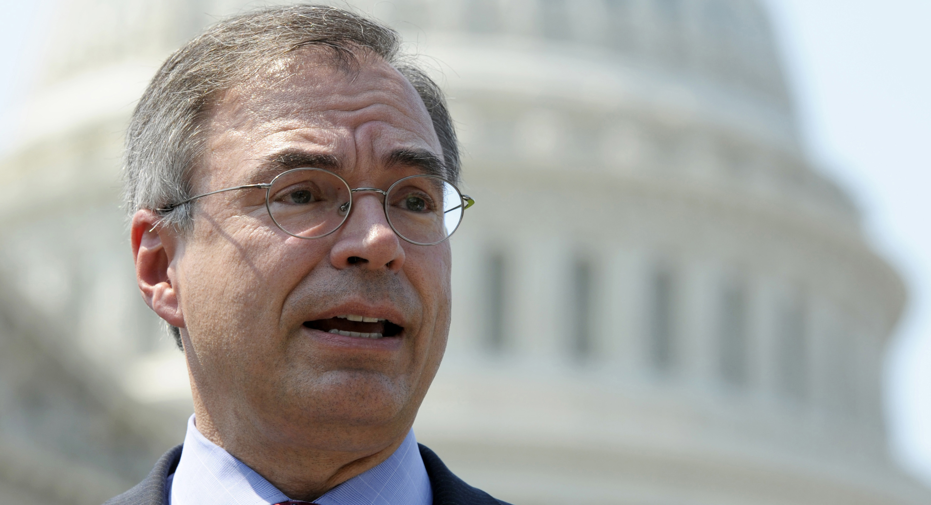Rep. Andy Harris, R-Md., speaks at a news conference outside the U.S. Capitol in Washington. 