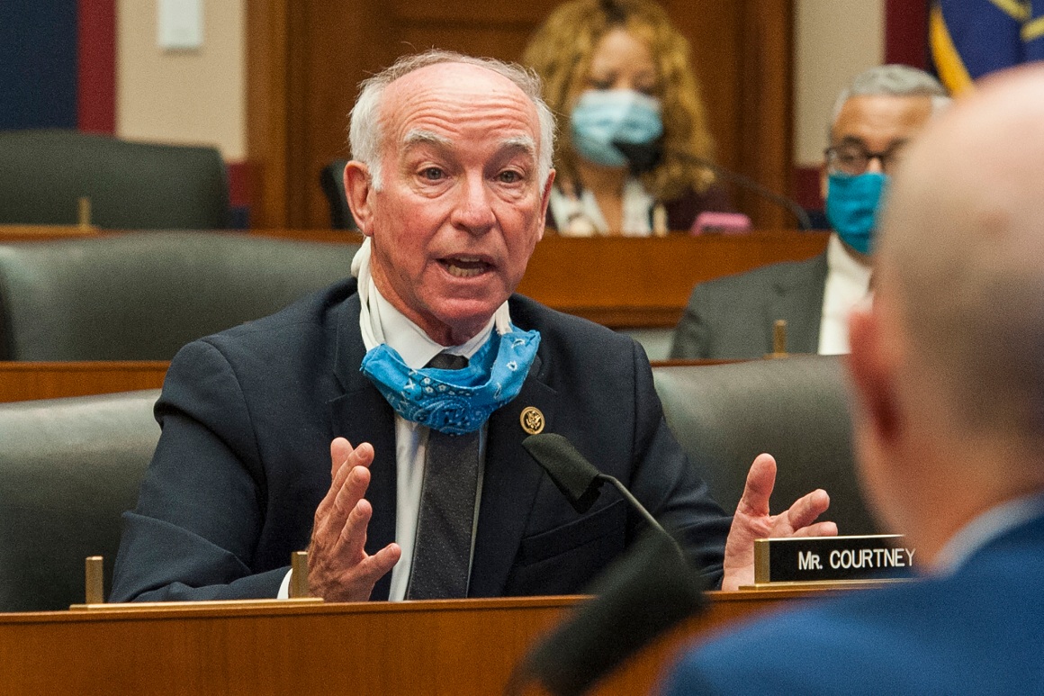Rep. Joe Courtney speaks during a hearing on Capitol Hill.