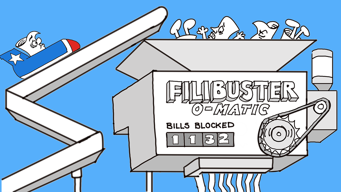 Bill goes through filibuster o-matic