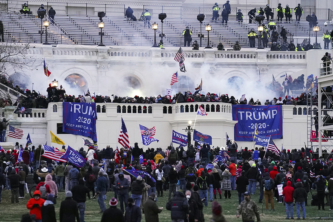 This Jan. 6, 2021, file photo, shows violent protesters storming the U.S. Capitol in Washington, D.C.