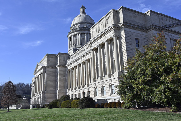 The Kentucky State Capitol is pictured.