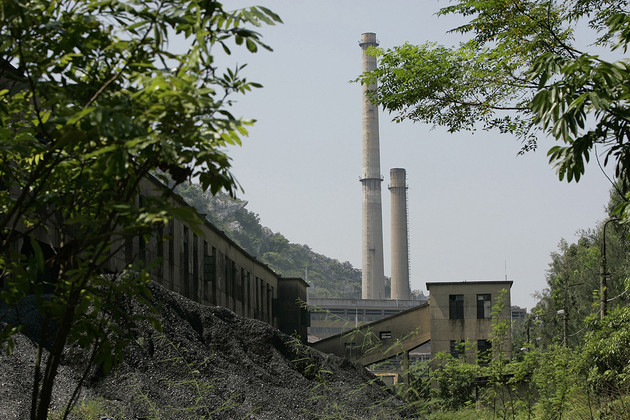 A coal fired power plant is seen in the Ninh Binh Province in Vietnam.