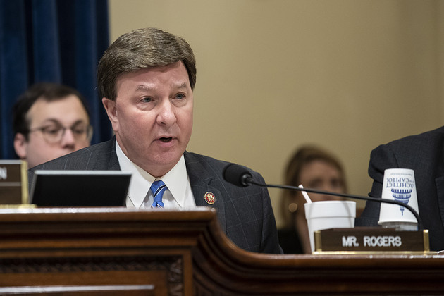 Rep. Mike Rogers speaks during a hearing, Tuesday, March 3, 2020 in Washington.