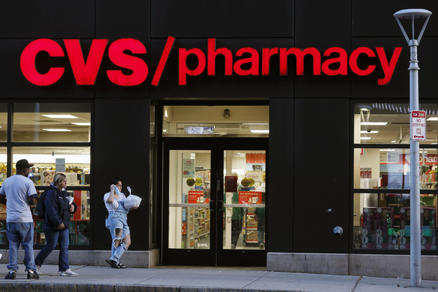 A CVS Pharmacy store is seen.